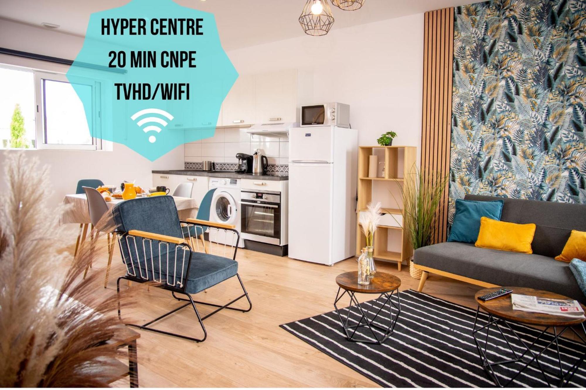 Appartement Duplex Cocoon - 10 Min De Blaye - 20 Min Cnpe - Wifi - Tv Hd à Saint-Seurin-de-Cursac Extérieur photo
