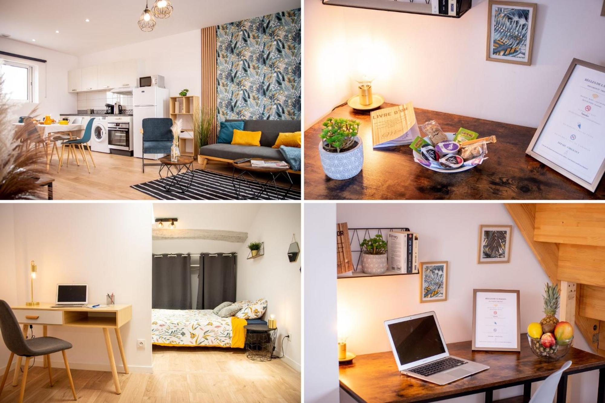 Appartement Duplex Cocoon - 10 Min De Blaye - 20 Min Cnpe - Wifi - Tv Hd à Saint-Seurin-de-Cursac Extérieur photo