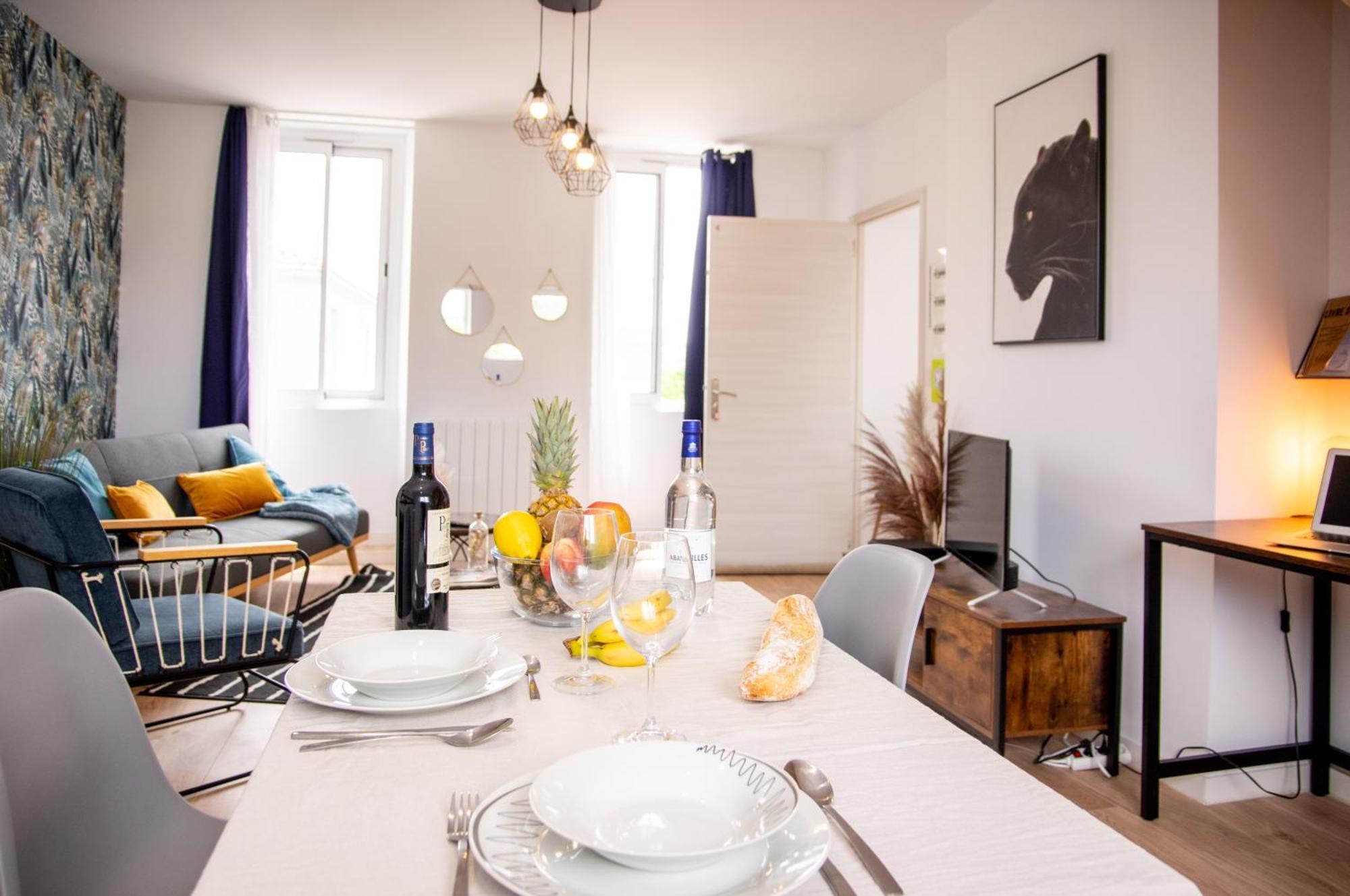 Appartement Duplex Cocoon - 10 Min De Blaye - 20 Min Cnpe - Wifi - Tv Hd à Saint-Seurin-de-Cursac Extérieur photo